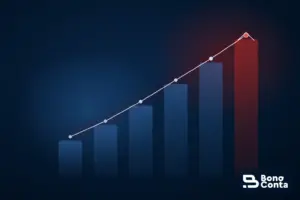 Gráfico ascendente de investimentos: R$ 3,18 bilhões aprovados para a Zona Franca de Manaus — Bono Conta