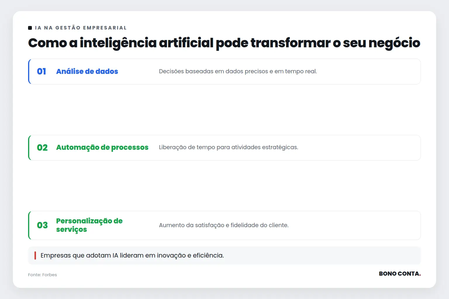 Como a inteligência artificial pode transformar o seu negócio | Bono Conta
