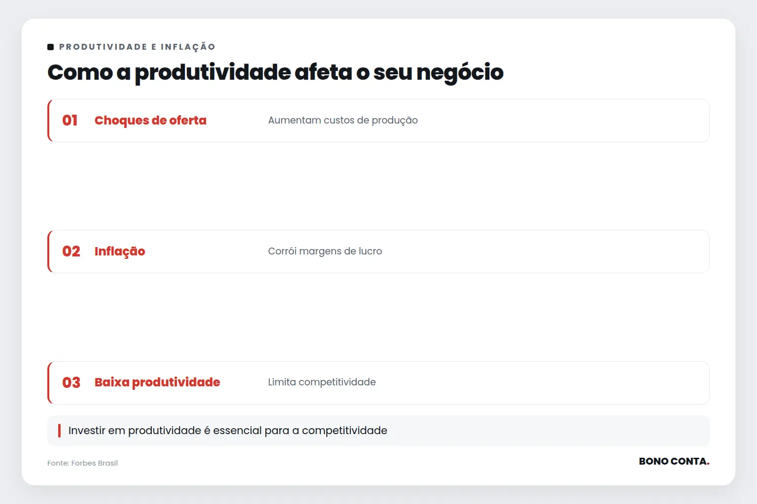 Como a produtividade afeta o seu negócio | Bono Conta