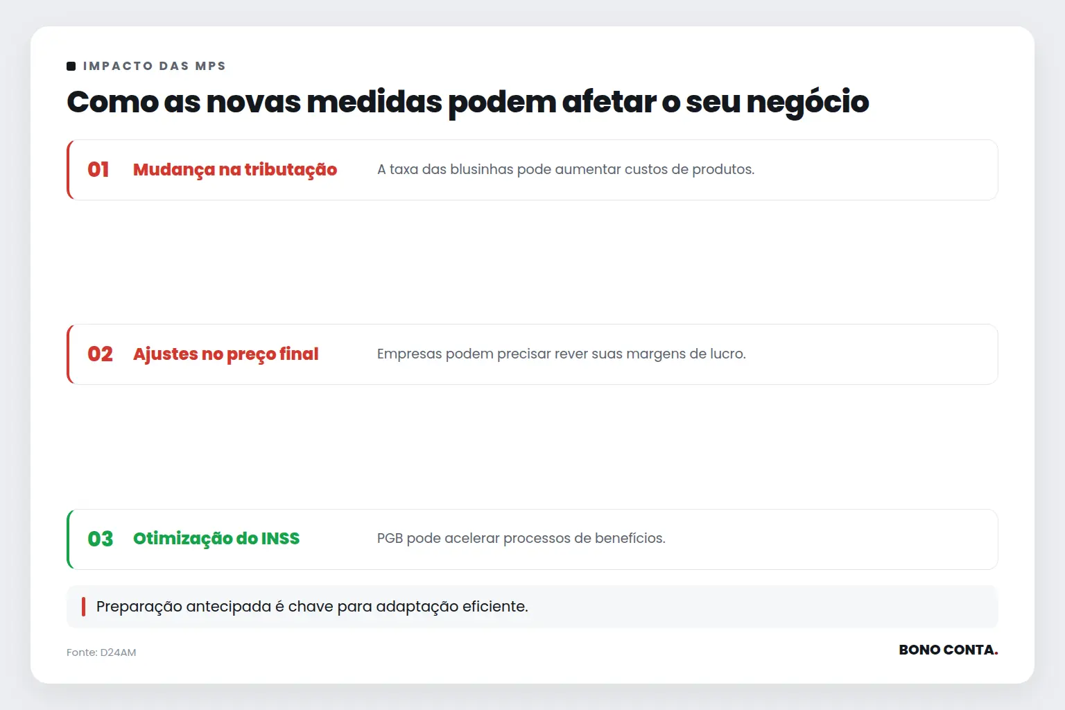 Como as novas medidas podem afetar o seu negócio | Bono Conta