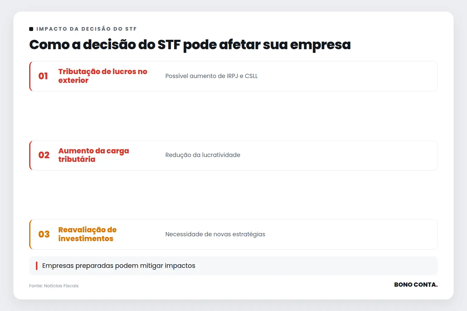 Como a decisão do STF pode afetar sua empresa | Bono Conta
