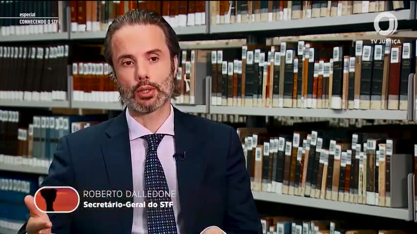 Roberto Dalledone na sessão do STF de 16/09/2026 | Foto: Reprodução/TV Justiça