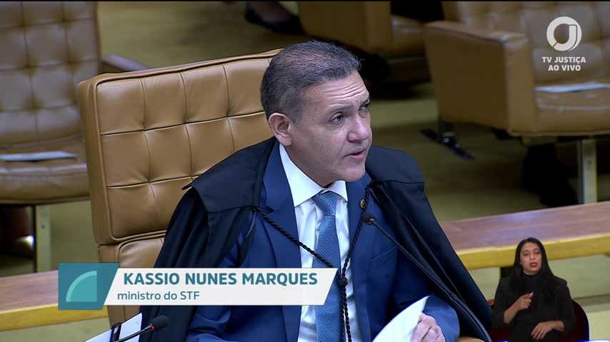 Kassio Nunes Marques na sessão do STF de 23/09/2026 | Foto: Reprodução/TV Justiça