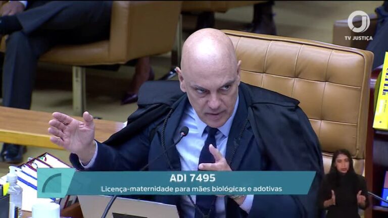 Alexandre de Moraes defende igualdade entre licenças parentais no STF