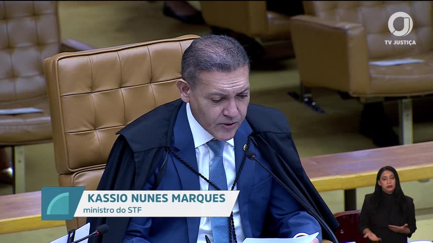 Kassio Nunes Marques na sessão do STF de 23/09/2026 | Foto: Reprodução/TV Justiça
