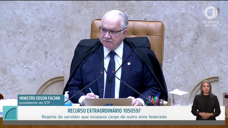 Fachin defende que servidores mantenham direitos previdenciários ao mudar de ente federativo