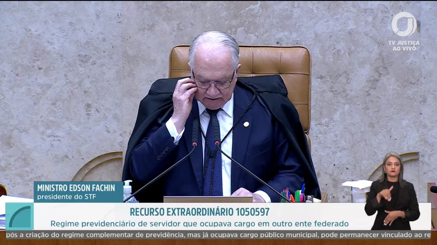 Edson Fachin na sessão do STF de 30/09/2026 | Foto: Reprodução/TV Justiça