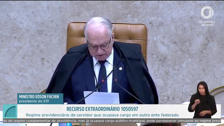 Edson Fachin na sessão do STF de 30/09/2026 | Foto: Reprodução/TV Justiça