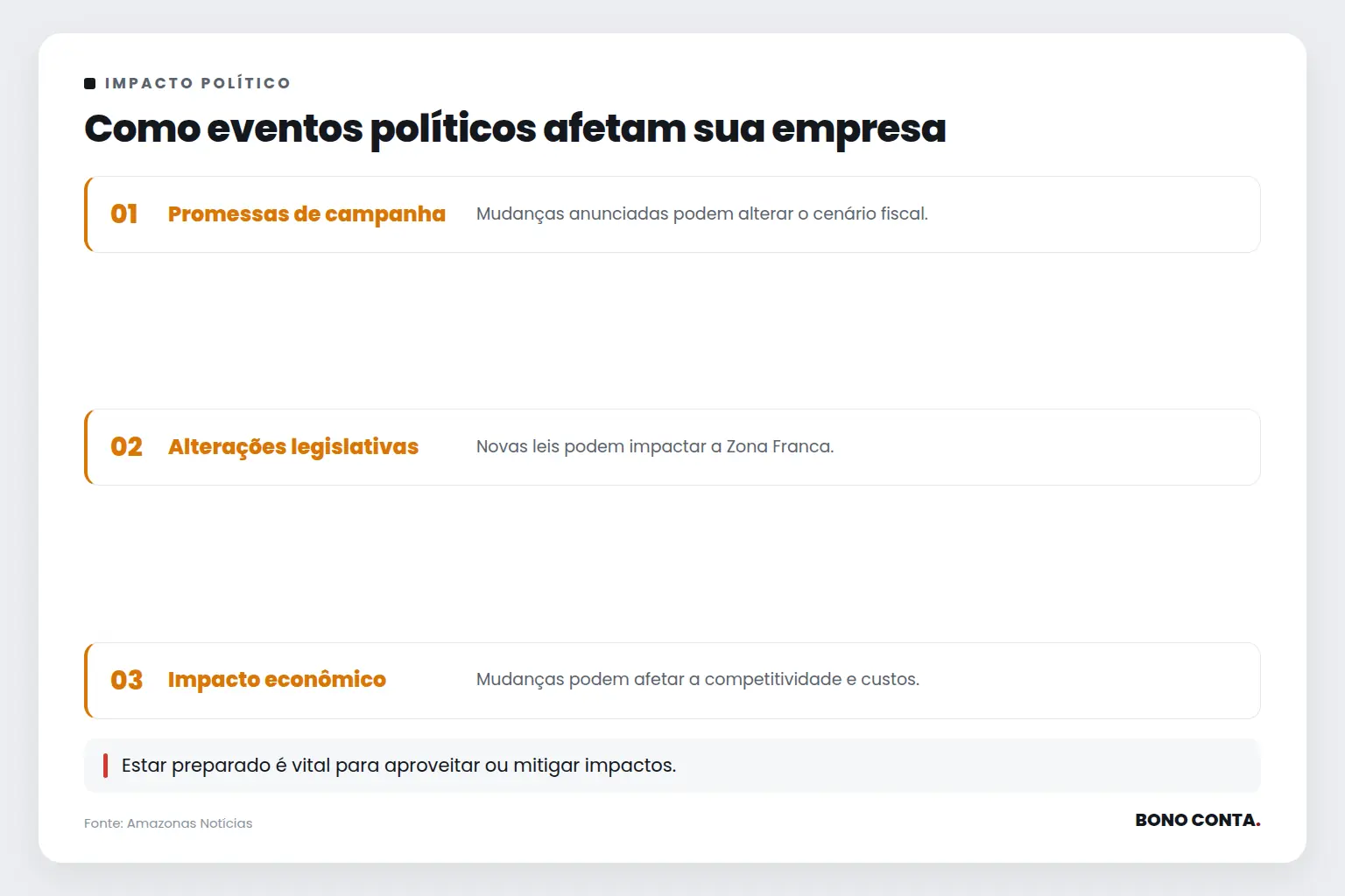 Como eventos políticos afetam sua empresa | Bono Conta