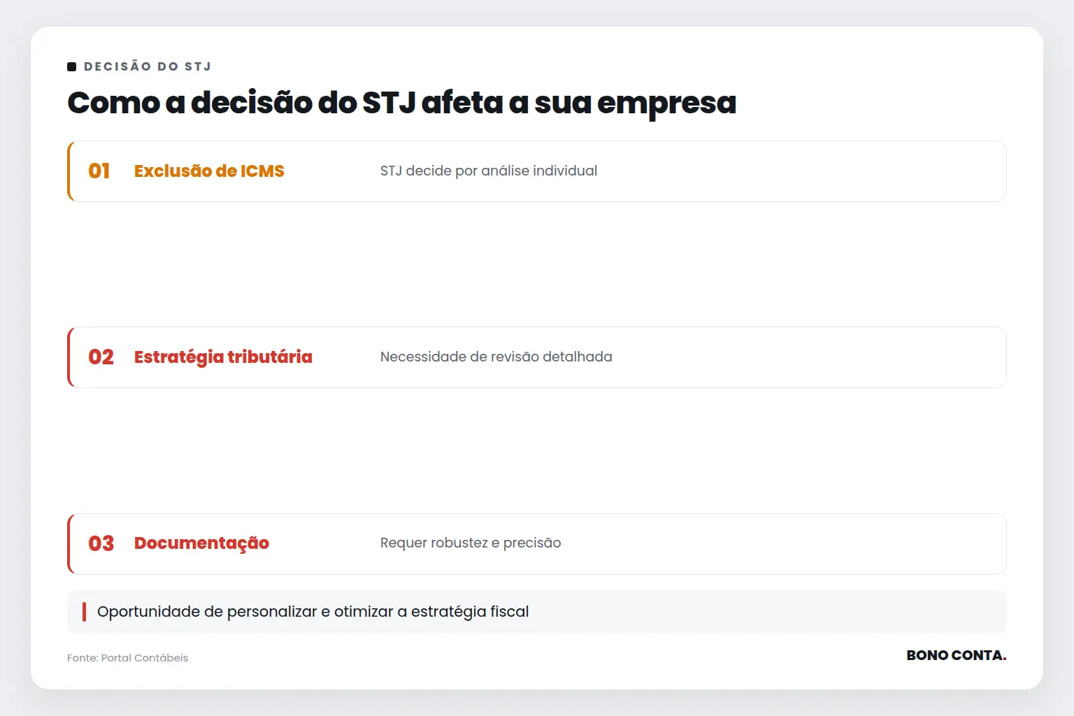 Como a decisão do STJ afeta a sua empresa | Bono Conta