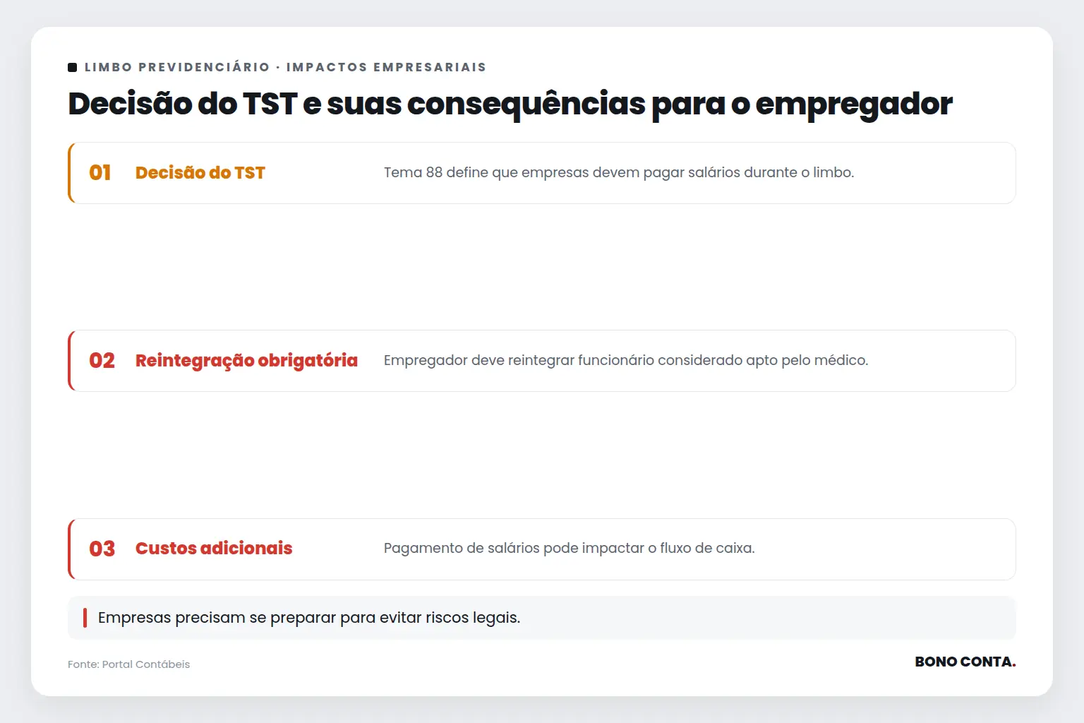 Decisão do TST e suas consequências para o empregador | Bono Conta