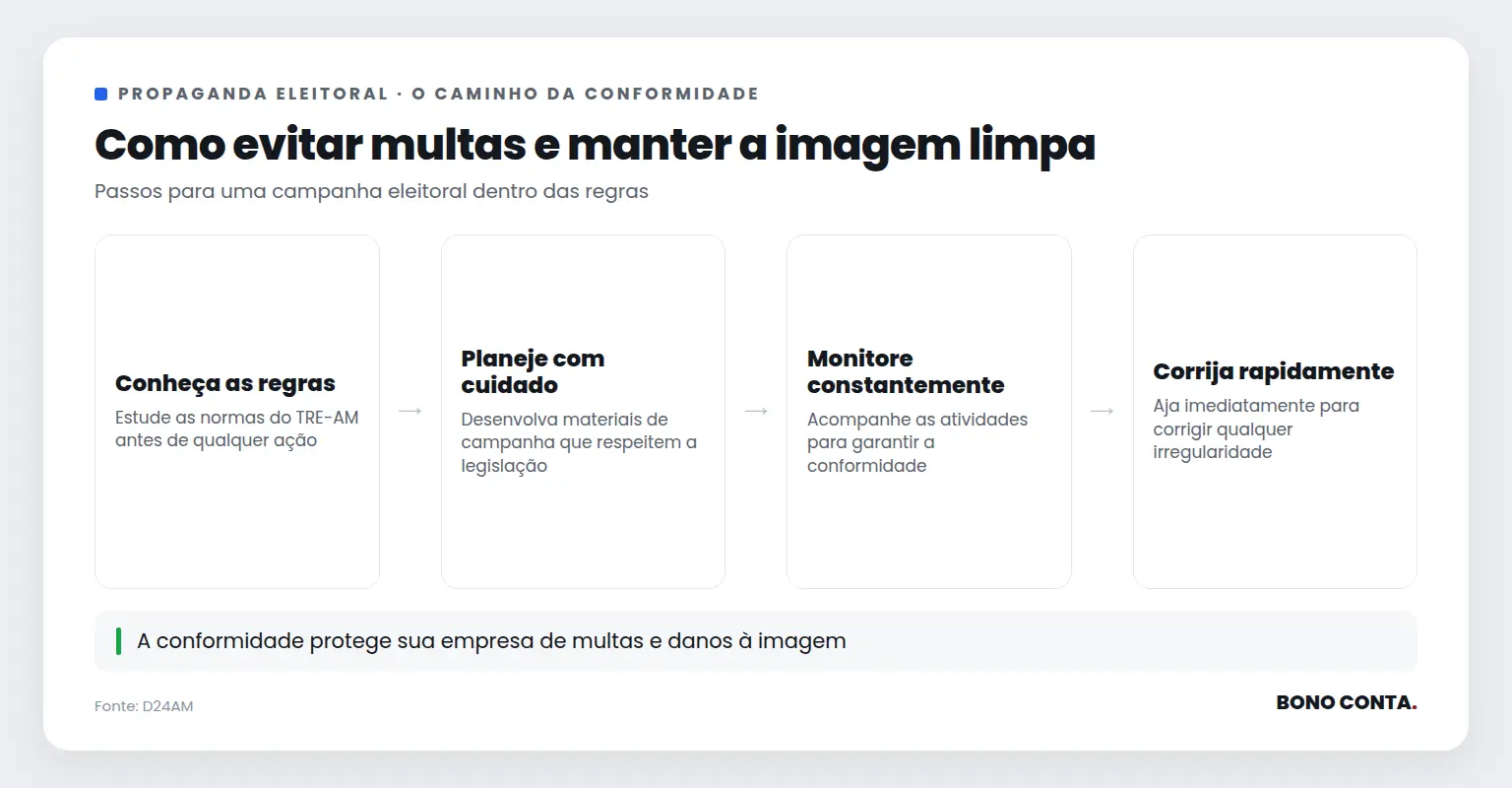Fluxo de etapas para garantir conformidade em campanhas eleitorais | Bono Conta