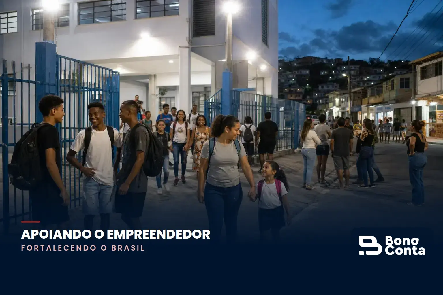 Iluminação reforçada na Djalma Batista amplia segurança e oportunidades para o comércio local | Bono Conta