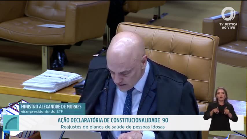 Alexandre de Moraes na sessão do STF de 01/10/2026 | Foto: Reprodução/TV Justiça