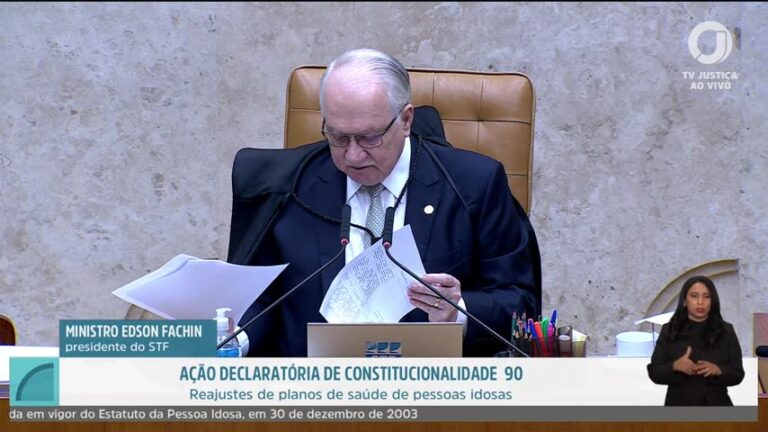 Fachin defende ato jurídico perfeito e limita retroatividade do Estatuto do Idoso