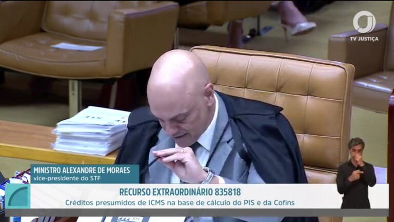 Alexandre de Moraes defende inclusão de créditos presumidos de ICMS na base do PIS/COFINS