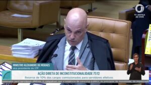 Alexandre de Moraes discute proporcionalidade de cargos comissionados e propõe prazo para ajustes | Bono Conta