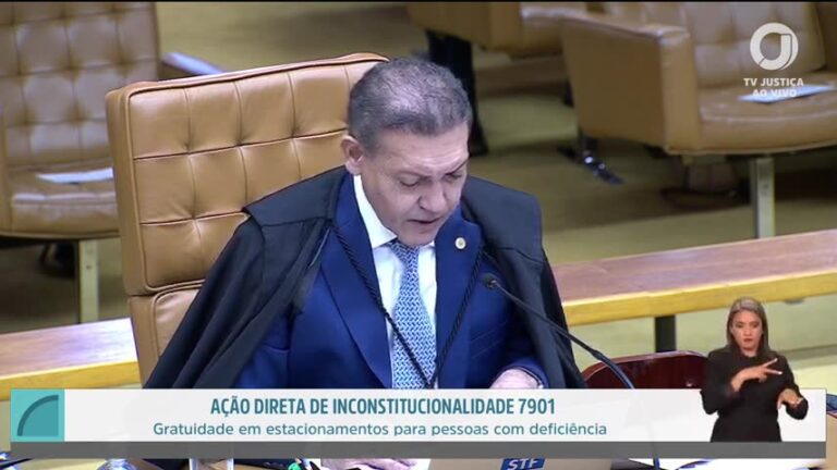 STF discute inconstitucionalidade de normas sobre estacionamentos e direitos das pessoas com deficiência