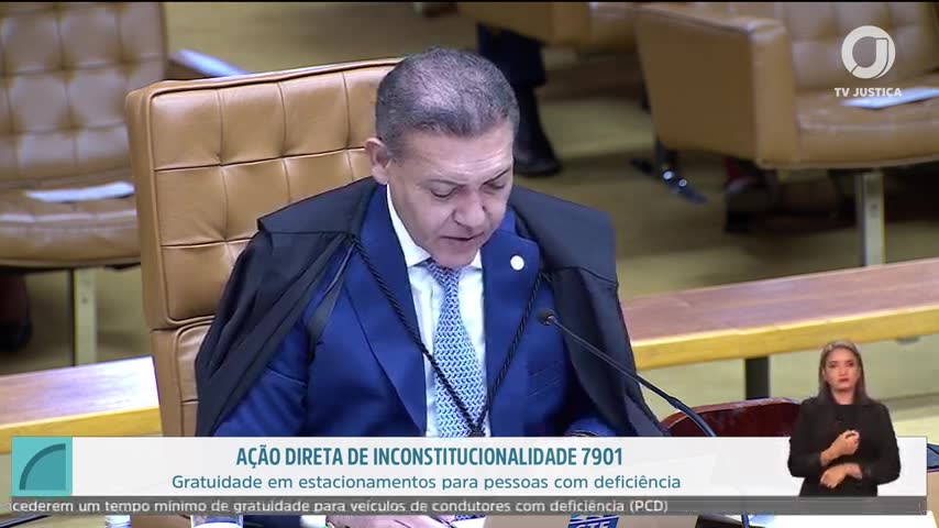 Edson Fachin na sessão do STF de 08/10/2026 | Foto: Reprodução/TV Justiça