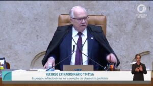 Plenário do STF discute competência da União em correção monetária de depósitos judiciais | Bono Conta