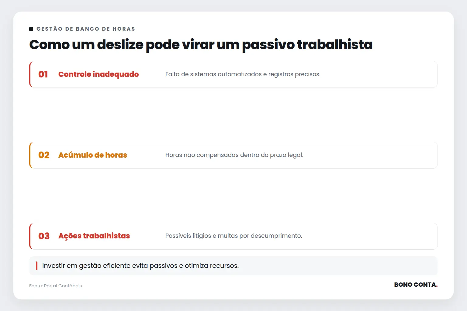 Como um deslize pode virar um passivo trabalhista | Bono Conta