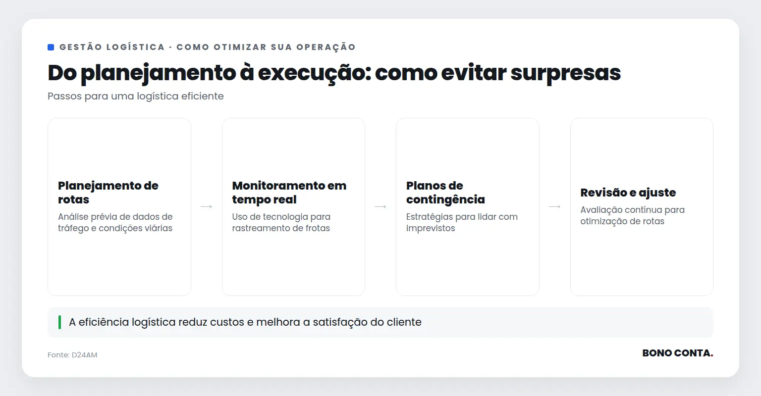 Fluxo de otimização logística | Bono Conta